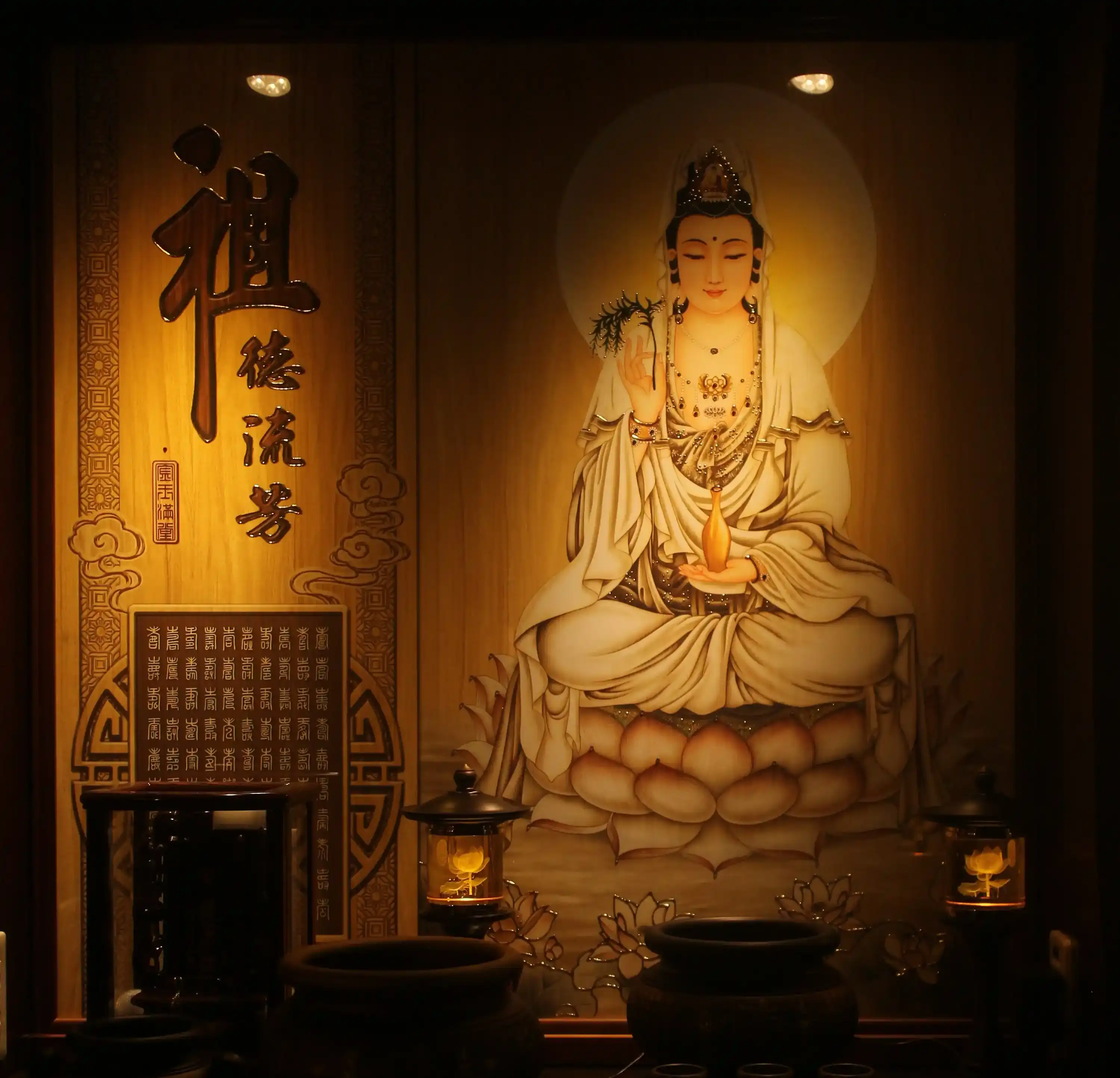 協和春-觀音彩，佛像莊嚴，萬法歸心